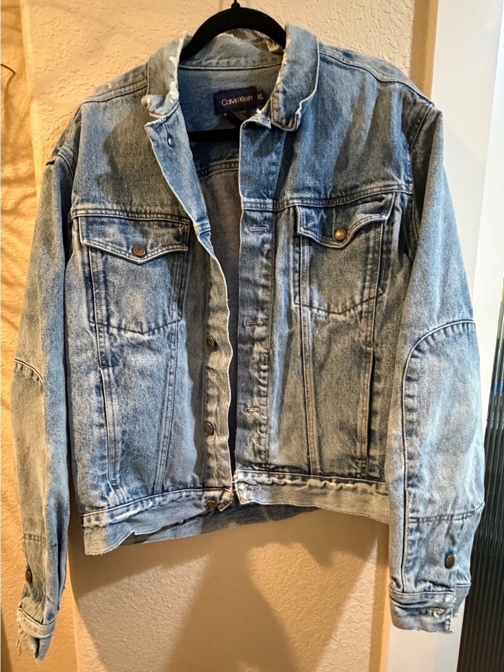 Calvin Klein Vintage Light Blue Denim Jacket